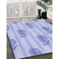 thumbnail image 3 of Ahgly Company Machine Washable Indoor Rectangle Transitional Sky Blue Area Rugs, 7' x 10', 3 of 7