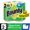 Bounty Paper Towels Select-A-Size White, 2 Mega Rolls, 164 Sheets per Roll