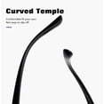 thumbnail image 7 of 1 PK Clear Lens Men's Black Frame Reading Glasses Heavy Duty Readers for Work, 7 of 7