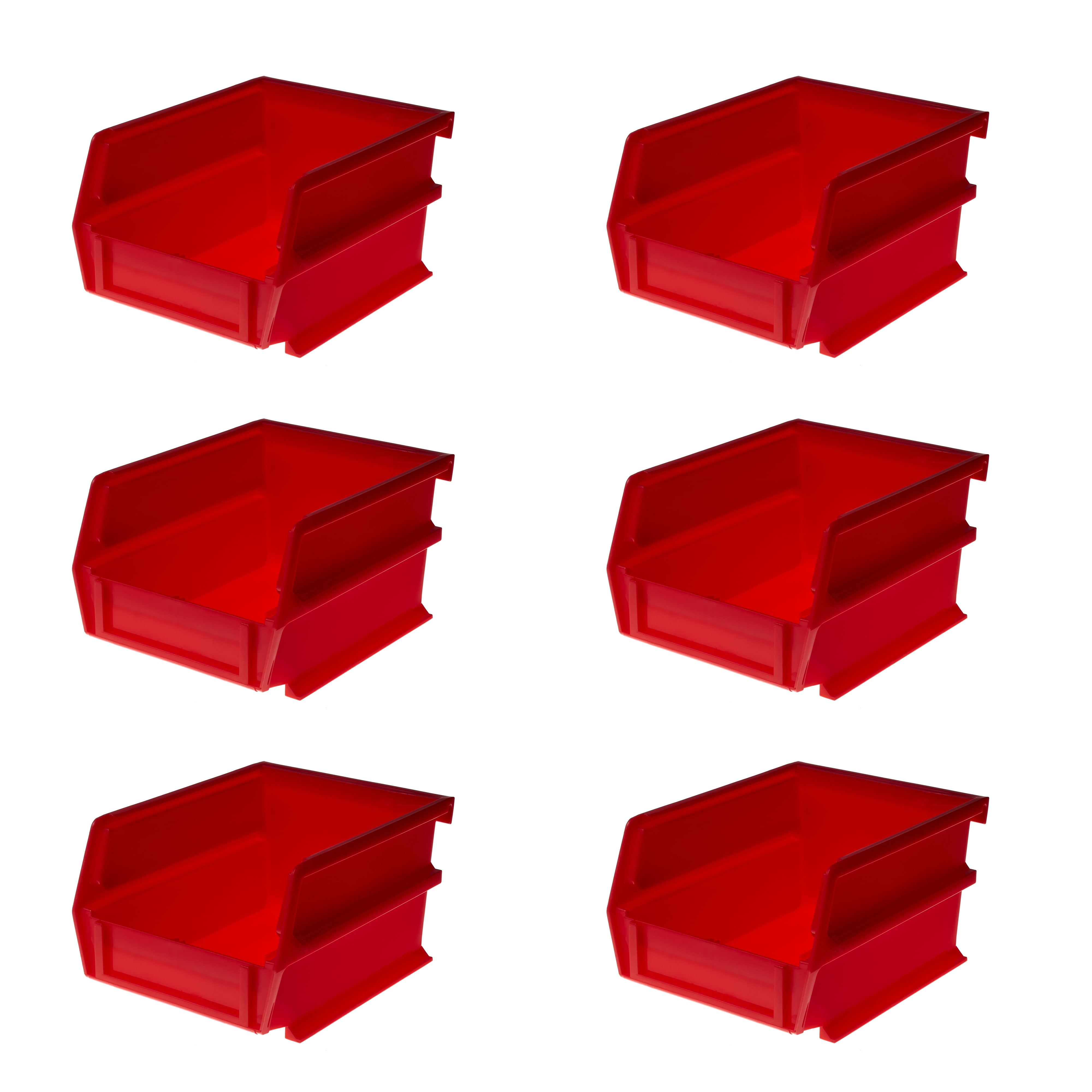 Plastic RED BOARD BIN 4 PACK Tool Workbench PEGBOARD NOT INCLUDED 