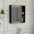 thumbnail image 5 of FM FURNITURE Lincoln Mirrored Medicine Cabinet, Five Interior Shelves, 5 of 7