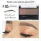 thumbnail image 1 of Polvo para cejas bicolor, polvo natural para cejas con impresión, polvo para cejas natural y de larga duración, kit de maquillaje rápido con sombra 3D para cejas con pincel., 1 of 3