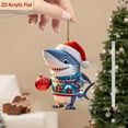 thumbnail image 4 of Adornos navideños Chopper, adornos navideños con agujeros para el árbol, colgantes acrílicos planos 2D, decoración navideña para el árbol, adornos para el coche, decoración colgante, decoraciones de j, 4 of 8