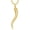 Gold Plated-Small, variant on Italian Horn Necklace 925 Sterling Silver Lucky Chili Pendant Italian Amulet Jewelry Black Italian Horn Charm Cornicello Gift for Men Women Father