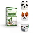 thumbnail image 1 of Decoración de maceta hecha a mano, regalo, forma de Animal, maceta de tela, contenedor, decoración del hogar, adornos Wmkox8yii  HKAHFKAH1011, 1 of 1