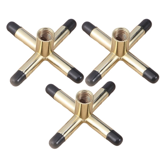 OUNONA Golden Billiard Bridge Replacement, Easy Cue Rest, 3 Pieces for Pool and Snooker Accessories