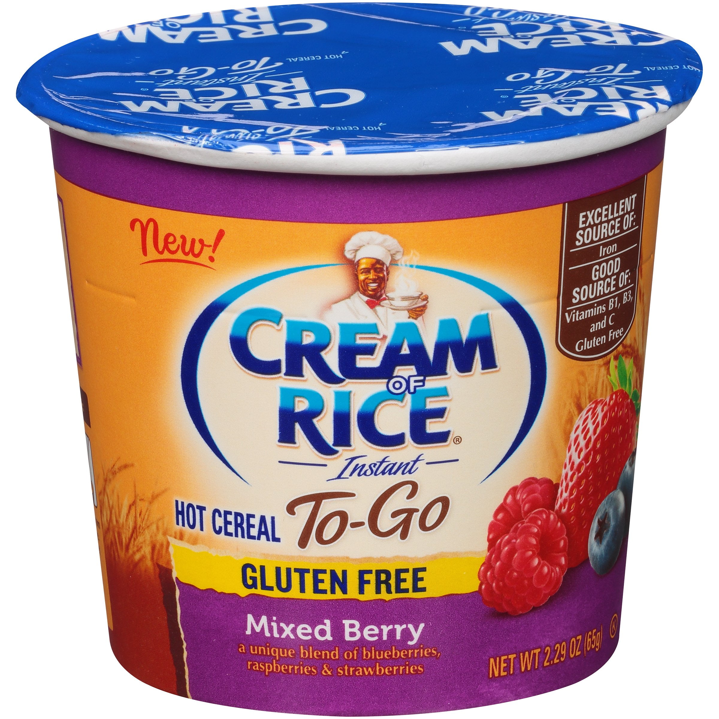 Cream of Rice® Instant ToGo Mixed Berry Hot Cereal 2.29 oz. Cup