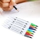 thumbnail image 4 of Rotulador De Doble Pincel, Tapa De Bolígrafo De Color Suave, Rotuladores De Doble Cabezal Seguros, 36 Colores Con Puntas De Pincel De Fibra Para Dibujos Animados, 4 of 7