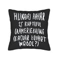 thumbnail image 4 of Set of 2 18x18in Throw Pillow Covers - Playful Finnish Text Design Perfect for Couch Bed or Car - Stylish & Fun Home Decor, 4 of 8