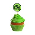thumbnail image 2 of Toppers de pastel de bricolaje 12pcs Playing parties cake Decoraciones de bricolaje - verde Magideal Toppers de pastel de bricolaje, 2 of 7