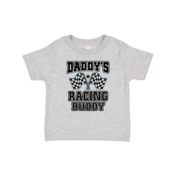 Inktastic Daddys Racing Buddy Car Flags Boys or Girls Baby T-Shirt