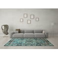 thumbnail image 3 of Ahgly Company Indoor Rectangle Persian Light Blue Traditional Area Rugs, 2' x 3', 3 of 4