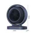 thumbnail image 3 of Usloyux Under $5 Ceramic Heater Fan, Compact Space Heater with Overheat Protection, Oscillating Personal Heater for Home Office, Quiet Fast Heating Floor Heater with Cool Air Function, 3 of 9