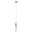 thumbnail image 2 of Design Living Chrome Single Pendant Lighting With A Clear Iceberg Crystal, 2 of 3