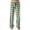 Green, variant on Casual Pants for Women Trendy Women Autumn Winter Plaid Printed Pants Full Length Long Trousers Sports Pants