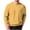 Yellow, variant on Men's Long Sleeve Ribbed Knit Shirts Crew Neck Pullover Tops Regular Fit Stretchy Sweatshirt Lightweight Sweater