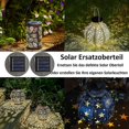 thumbnail image 4 of Sincero Paquete de 2 luces solares adicionales con luces LED, paneles solares, ventanas, cubiertas decorativas, luces solares colgantes, luces solares LED, jardines, 4 of 5