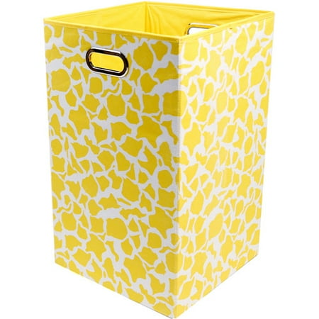 Giraffe Folded Note - Modern Littles Rusty Folding Laundry Basket, Giraffe