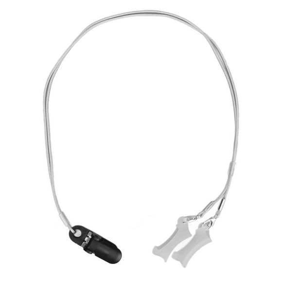 Sound Aid Clip Protector Lanyard Fixation Rope Portable Prevent Lost Sound Amplifier Clip Holder Black Gray M