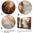 thumbnail image 3 of Designart "Dreamy Autumn Landscape for Women" Landscapes Framed Wall Art - Traditional Beige Romantic Landscape Living Room Framed Canvas Art, 3 of 6