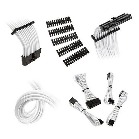 Extension Cable Kit - Bitfenix Alchemy 2.0 Extension Cable Kit - White (BFX-ALC-EXTWW-RP)