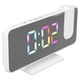 thumbnail image 3 of Reloj de proyección de color RGB, reloj despertador digital RGB con superficie de espejo, reloj despertador digital RGB con funciones mejoradas, 3 of 12