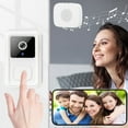 thumbnail image 2 of White Wireless Video Doorbell With Night Vision And Mobile App For Home Security, 2 of 9