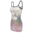 thumbnail image 5 of Ladies Elegant Sling Sleeveless Sexy Dress watercolour, 5 of 6
