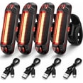 thumbnail image 2 of Wholesale Ultra-Bright USB Rechargeable Bike Tail Light with Warning Function - Durable Red LED Safety Accessory for Mountain, City & Electric Bikes, Easy Installation, Weatherproof Design (Black, 2 of 6