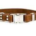 thumbnail image 2 of Affordable European Luxury Soft Leather Quick Release Buckle Dog Collar Made in USA, 2 of 11