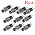 thumbnail image 1 of Lefu 10pcs mini lockless instantaneous contact switch mini switch ps-110 black, 1 of 9