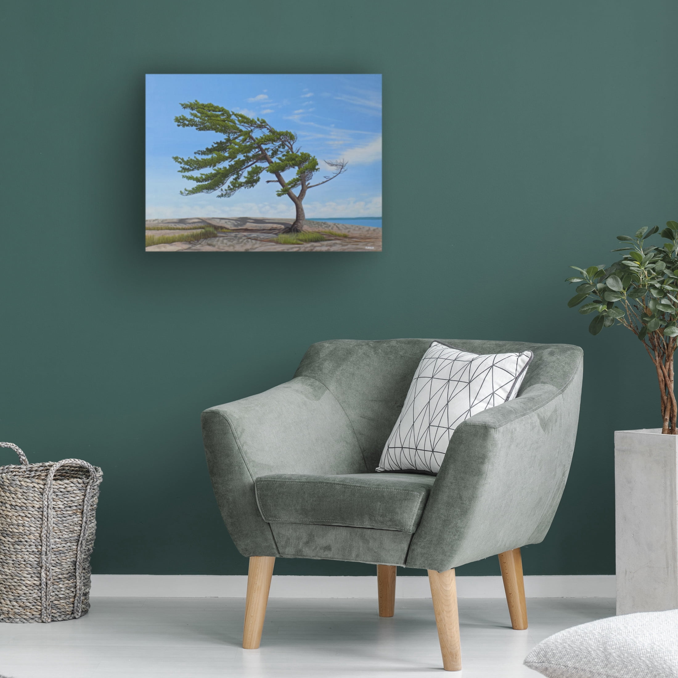 Canvas Wall Art - Kenneth M Kirsch 'Summer Wind 2018' Wall Art for Living Room, Bedroom, or Office Décor by Trademark Fine Art - 24 x 18 Inches