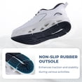 thumbnail image 5 of AOV Womens Wide Toe Box Walking Shoes Arch Support Plantar Fasciitis Tennis Sneakers Casual Athletic Running Shoes WhiteBlack Size 8.5, 5 of 6