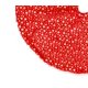 thumbnail image 3 of Adornos navideños, vestido de árbol de peluche con estampado de cinco estrellas rojo, vestido de árbol de Navidad decorativo de felpa rojo Rojo Verde, 3 of 5