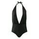 thumbnail image 5 of Traje de baño sin espalda Sunnimix Halter S Negro para Mujer, 5 of 8