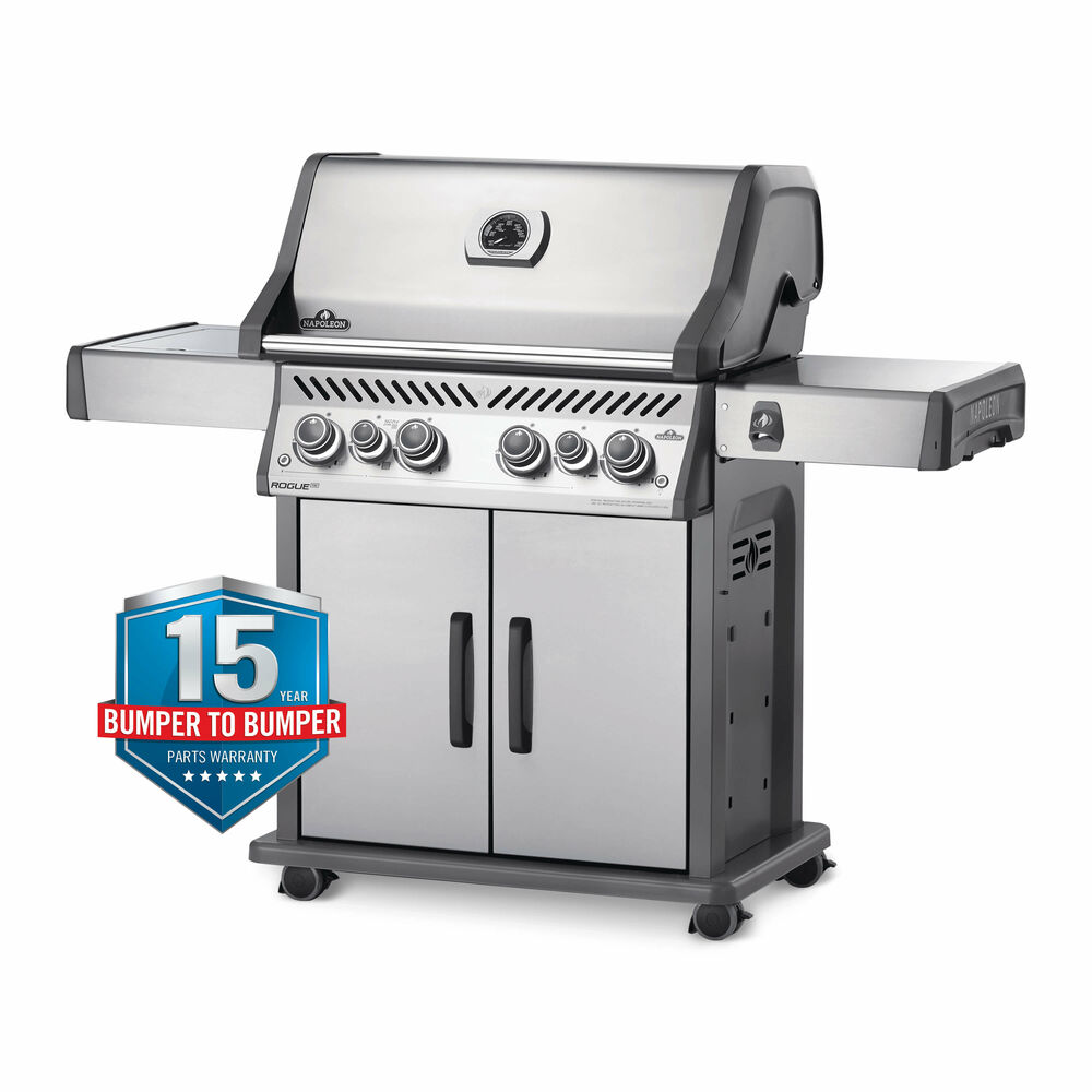 Rogue® SE 525 Natural Gas Grill with Infrared Rear and Side Burners, Stainless Steel - image 5 of 14