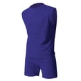 thumbnail image 4 of Men's 2 Piece Outfits Summer Sleeveless Vest and Casual Track Shorts Set Sports Suit Two Piece Set Summer Shirt and Shorts Set, 4 of 7