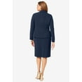 thumbnail image 2 of Jessica London Women's Plus Size Two Piece Single Breasted Jacket Dress Suit Outfit, 2 of 5