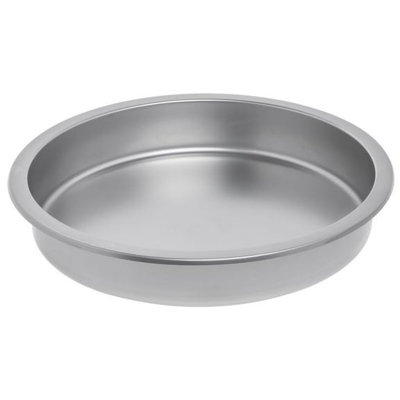 HUBERT Chafer Food Pan 6 1/3 Qt Round Stainless Steel - 15 2/5Dia x 2 1/2"H
