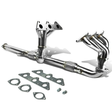 Mitsubishi Eclipse Performance 3-1 Design 3-PC Stainless Steel Exhaust Header Kit V6 (Best Dual Exhaust For V6 Mustang)