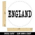 thumbnail image 2 of England Fun Text Self-Inking Rubber Stamp Ink Stamper - Fuchsia Ink - Medium 1 Inch, 2 of 7