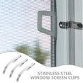 thumbnail image 4 of 30pcs Window Screen Clips Tension Spring Corner Clips Window Screen Holding Clips, 4 of 5