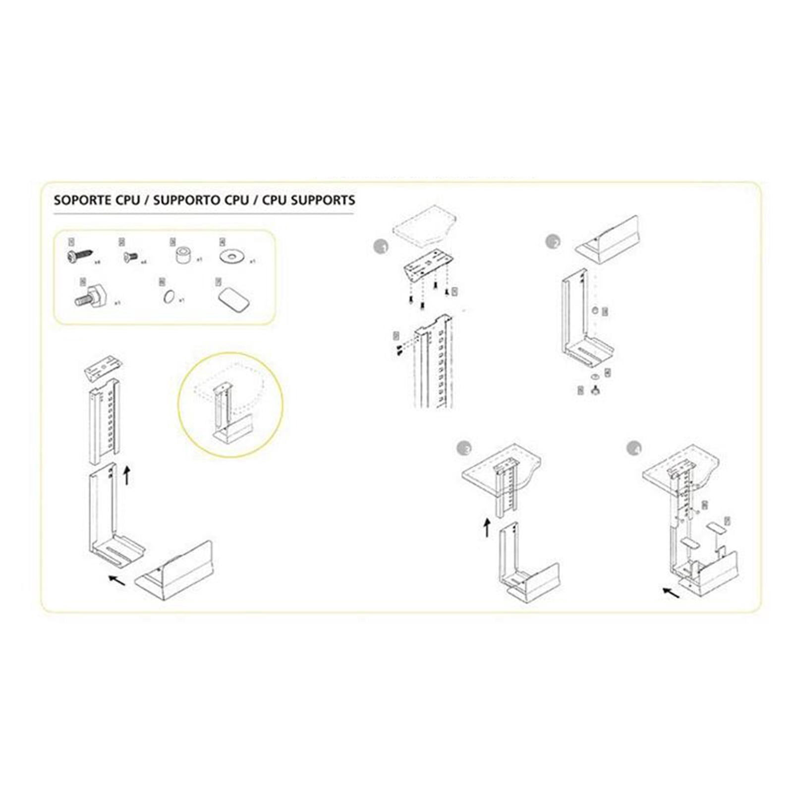 Computer Case Carrier Durable Corrosion Resistance Stamping Process Adjustable Sturdy 2.45mm Thick Laptop black