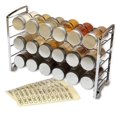 thumbnail image 5 of Deco Brothers Spice Rack Organizer with 18 Spice Bottles, 48 Spice Labels Set for Cabinet, Countertop, Pantry, Cupboard, Chrome, 5 of 5
