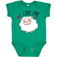 thumbnail image 3 of Inktastic I Love Ewe Cute Sheep Boys or Girls Baby Bodysuit, 3 of 5