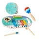 thumbnail image 2 of Juego de instrumentos musicales para niños, batería para niños y niñas, juguetes musicales de madera educativos modernos para preescolar con para, 2 of 9