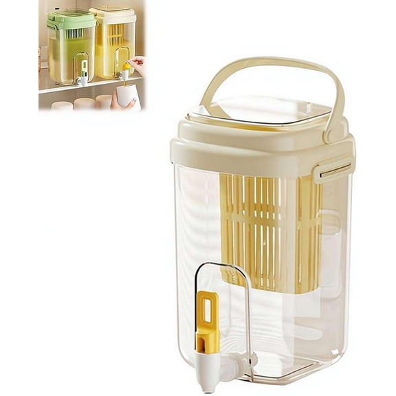 Beverage Dispenser with Stand Lid and Spigot for Parties Juice Tea Lemonade