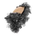 thumbnail image 1 of KAKOWELY Peluca gris con calvicie para hombre, corta y rizada, para disfraz de Halloween, con calva, peluca sintética para cosplay de anciano, ideal para fiestas navideñas., 1 of 5