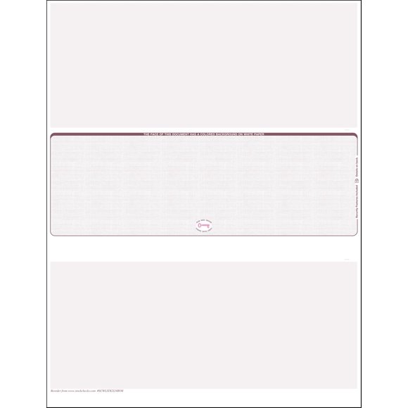 3000 Bourgogne - Stock de Chèques Laser en Lin, (Chèque au Milieu) Chèques Laser Vierges, Chèque Laser, Chèques Bancaires, Chèques d'Affaires Ou Chèques Personnels