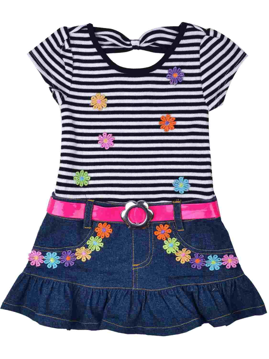 toddler black floral dress